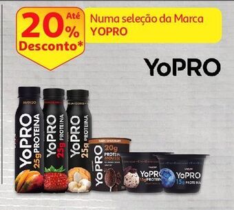 Auchan Iogurte líquido yopro promoção