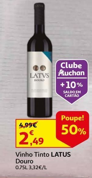 Vinho tinto latus