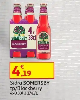 Sidra somersby blackberry tp 4x0.33l