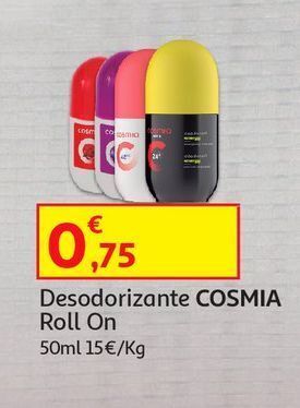Auchan Desodorizante cosmia men promoção