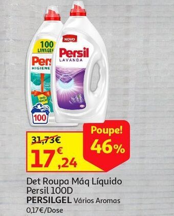 Auchan Det. roupa máq. liquído persil promoção