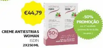 Auchan Creme Antiestrias Woman Isdin 2x250ml promoção