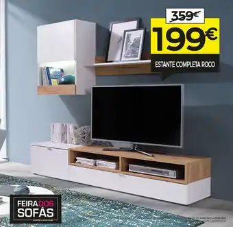 Feira dos Sofás Estante Completa Roco promoção
