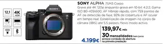 Sony Alpha 7SM3 Corpo