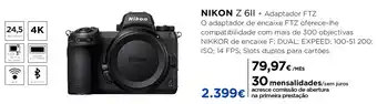 El Corte Inglés Nikon Z 6II promoção
