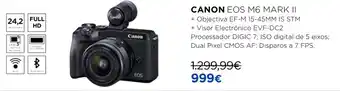 El Corte Inglés Canon EOS M6 Mark II promoção