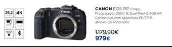 El Corte Inglés Canon EOS RP Corpo promoção