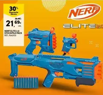Continente Nerf Elite 2.0 Stockpile Pack promoção
