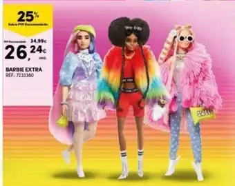 Continente Barbie Extra promoção