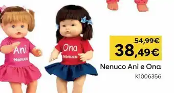 Toys R Us Bonecas e bebés nenuco promoção