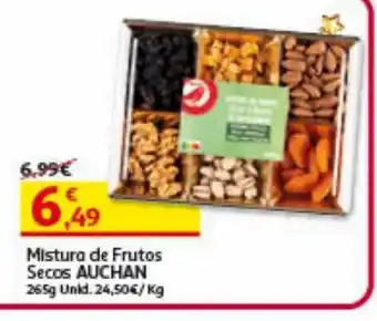 Auchan Mistura de frutos secos auchan265 g promoção