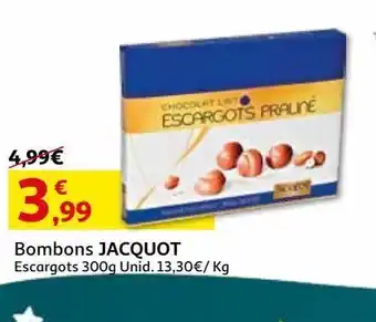 Auchan Bombons jacquot escargots 300 g promoção