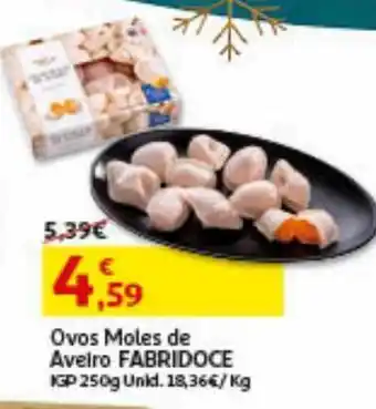 Auchan Ovos moles fabridoce de aveiro igp 250 gr promoção