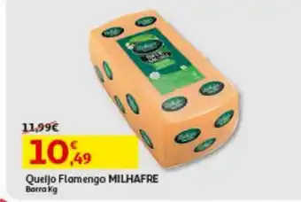 Auchan Queijo flamengo milhafre barra kg promoção