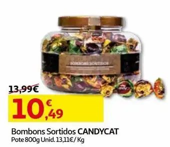 Auchan Bombons sortidos candycat pote 800 g promoção