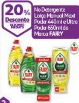 Auchan Det. loiça manual fairy promoção