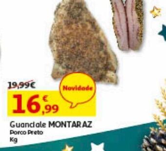 Auchan Guanciale   montaraz porco preto kg promoção