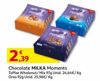 Auchan Chocolate milka promoção