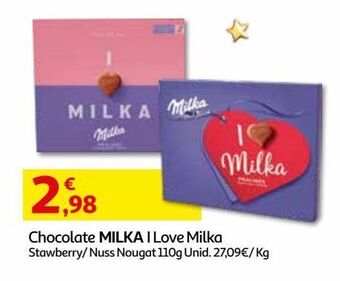 Auchan Chocolate milka promoção