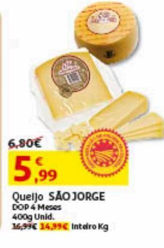 Auchan Queijo são jorge promoção