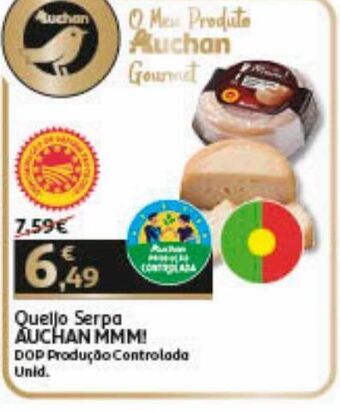 Auchan Queijo serpa auchan mmm! dop produção controlada un promoção