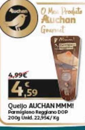 Auchan Queijo auchan mmm! parmigiano reggiano dop 200 g promoção