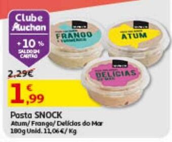 Auchan Pasta snock promoção