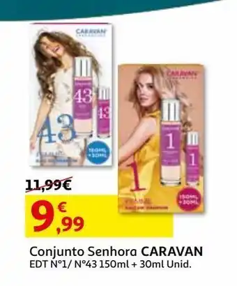 Auchan Conjunto senhora caravan promoção