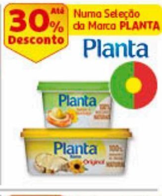 Auchan Creme vegetal planta promoção