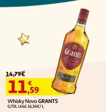 Auchan Whisky novo grants 0.70l promoção