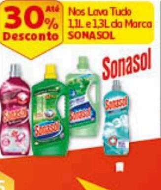 Auchan Lava tudo sonasol promoção