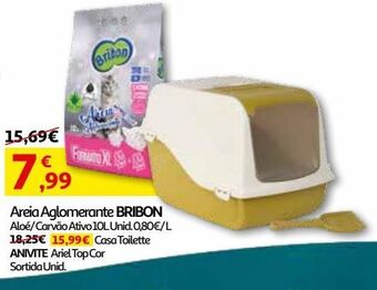 Auchan Areia aglomerante bribon promoção