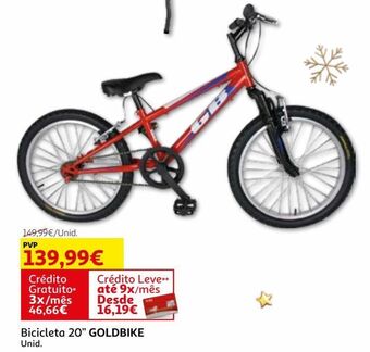 Auchan Bicicleta 20" goldbike promoção