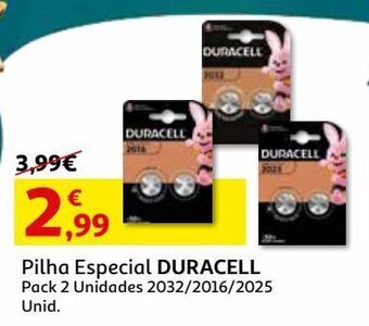Auchan Pilha especial duracell promoção