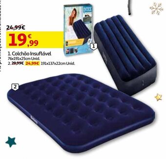 Auchan Colchão insuflável promoção