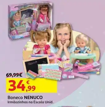 Auchan Boneco nenuco irmãozinhos na escola promoção