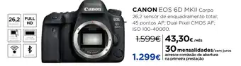 El Corte Inglés Canon EOS 6D MKII Coepo promoção