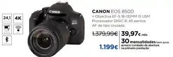 El Corte Inglés Canon EOS 85OD promoção