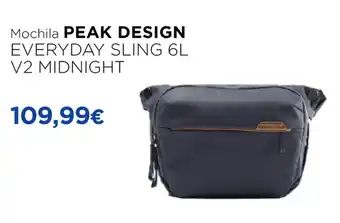 Mochila Peak Design Everyday Sling 6L V2 Midnight