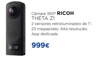 Cãmara 360° Ricoh Theta Z1