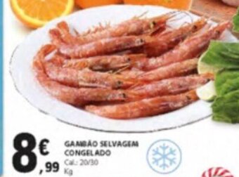 E.Leclerc Gambao Selvagem Cong. 1kg promoção