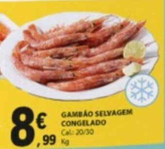 E.Leclerc Gambao Selvagem Cong. 1kg promoção