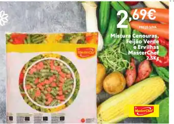 Mistura Cenouras, Feijão Verde e Ervilhas MasterChef 2,5Kg