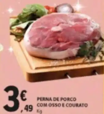E.Leclerc Perna de Poroc Com osso e Courato 1kg promoção