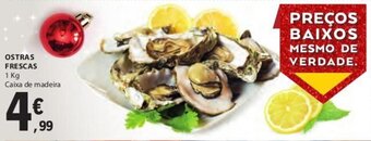 E.Leclerc Ostras Frescas 1kg promoção