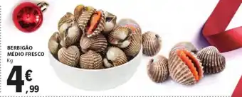 E.Leclerc Berbigao Medio Fresco 1kg promoção