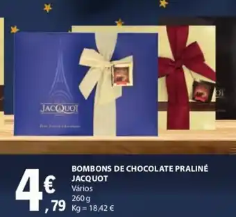 Bombons de Chocolate Praline Jacquot 260g