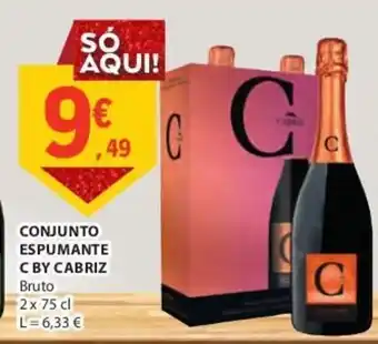 E.Leclerc Conjunto Espumante C By Cabriz 2x75cl promoção