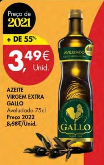 Pingo Doce Azeite Virgem Extra Gallo 75cl promoção