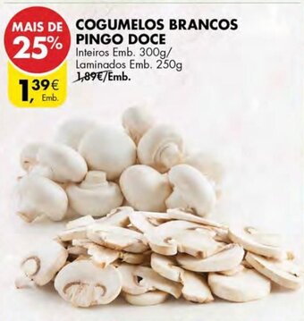 Pingo Doce Cogumelos Brancos Pingo Doce promoção